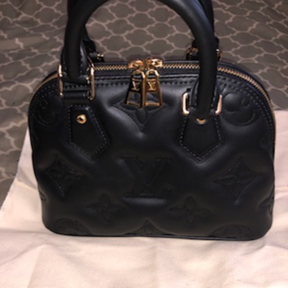 Black LV bag